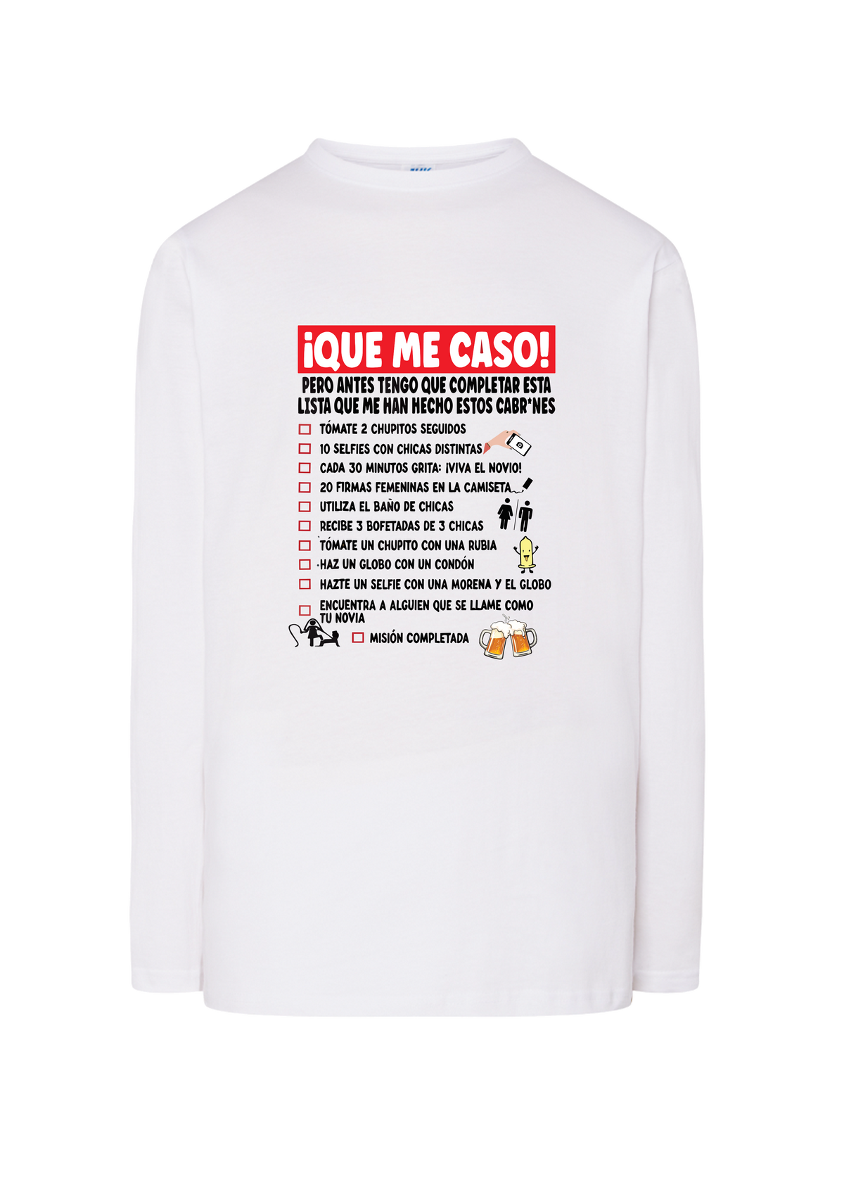 Camiseta ¡Me caso! - Chicos