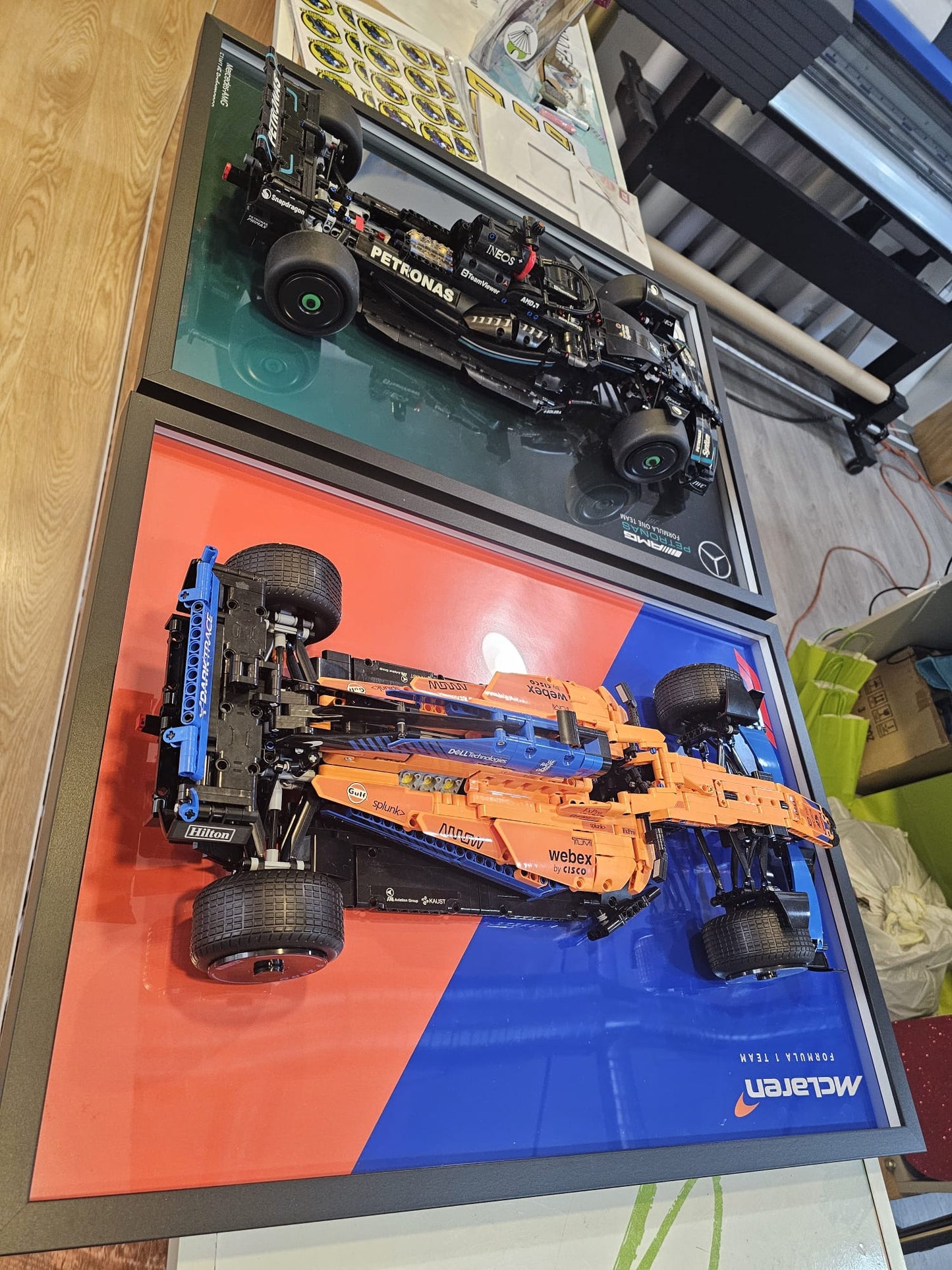 Cuadro para coches Lego Technic SIN LUZ 50x70cm