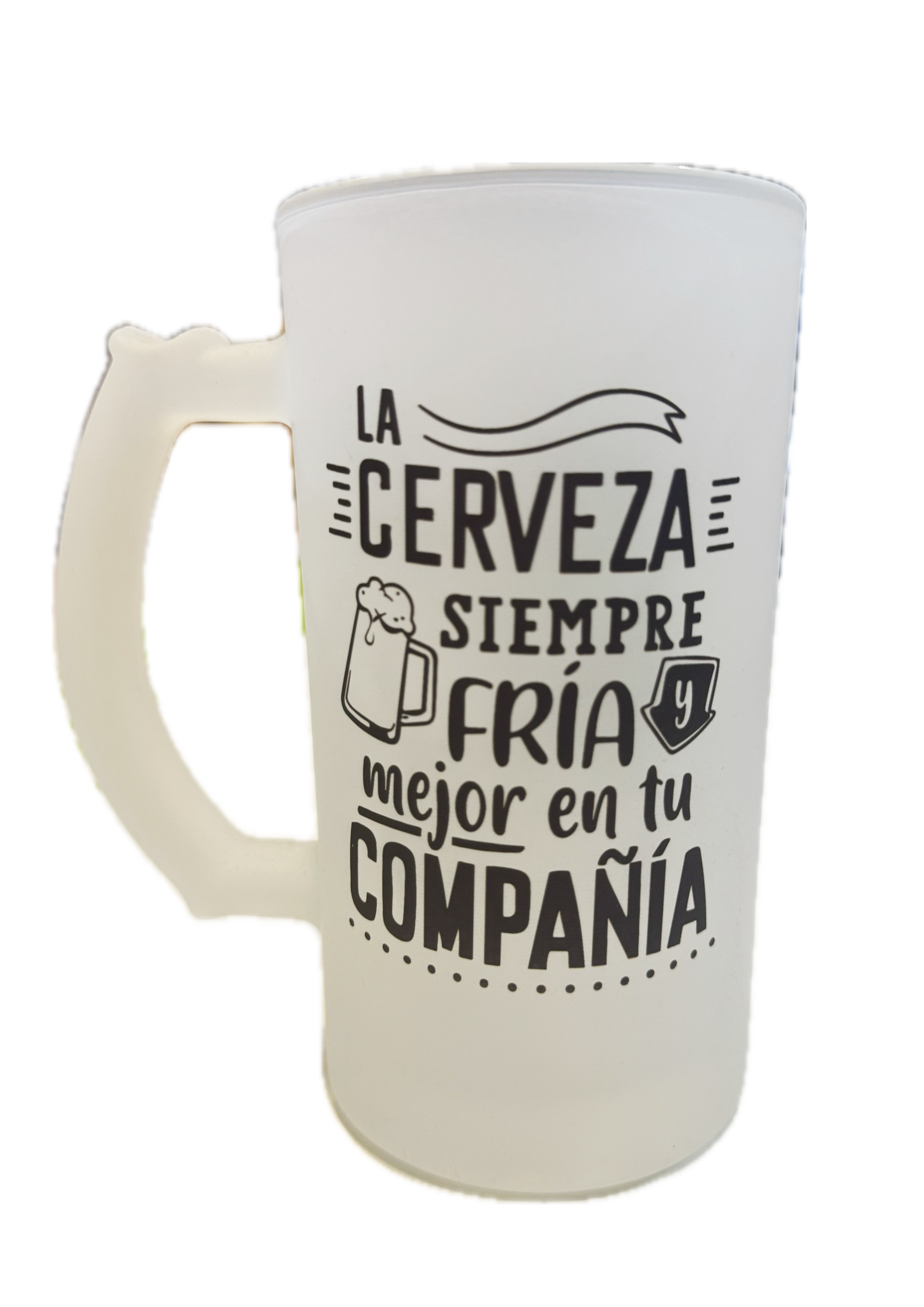 JARRA DE CERVEZA "La Cerveza bien fria"