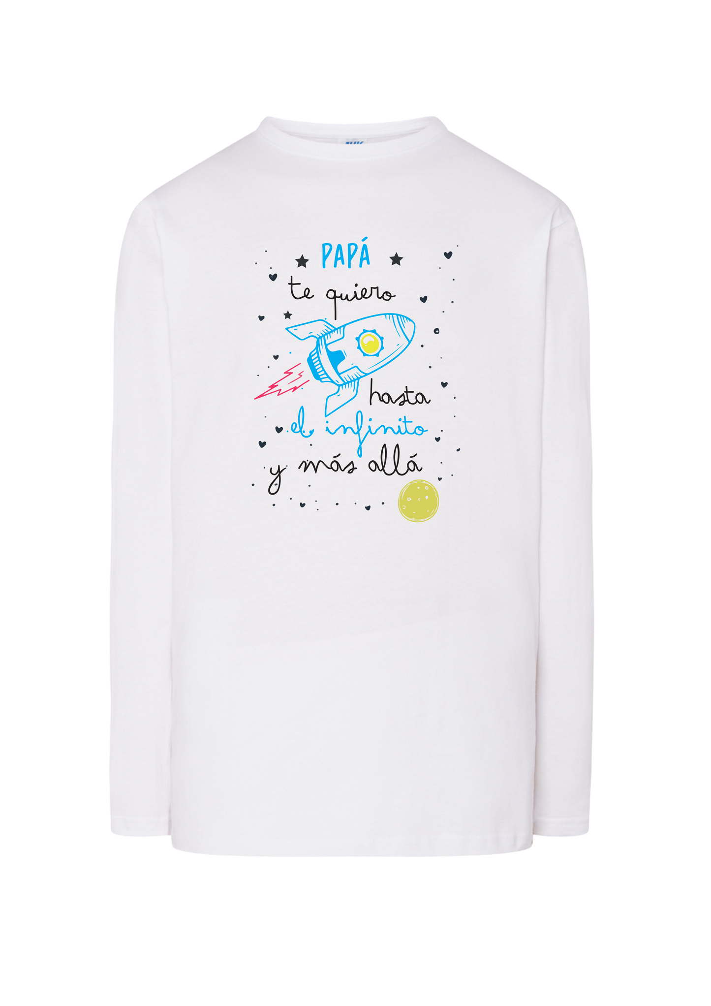 Camiseta PAPA te quiero hasta el infinito y más allá