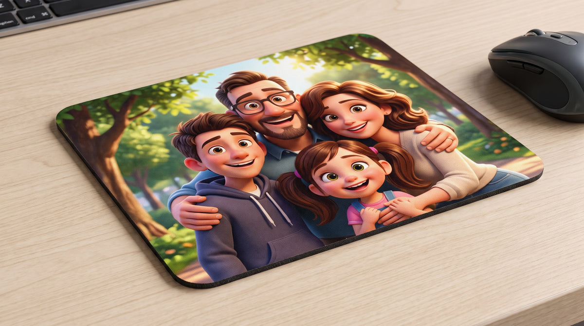 Alfombrillas de ratón personalizadas de Churuata Creativa, disponibles en tres tamaños y varios grosores