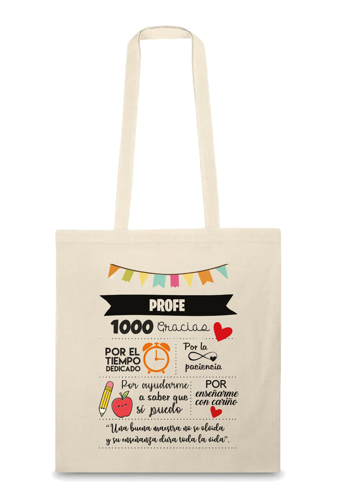Bolsa de tela "PROFE"