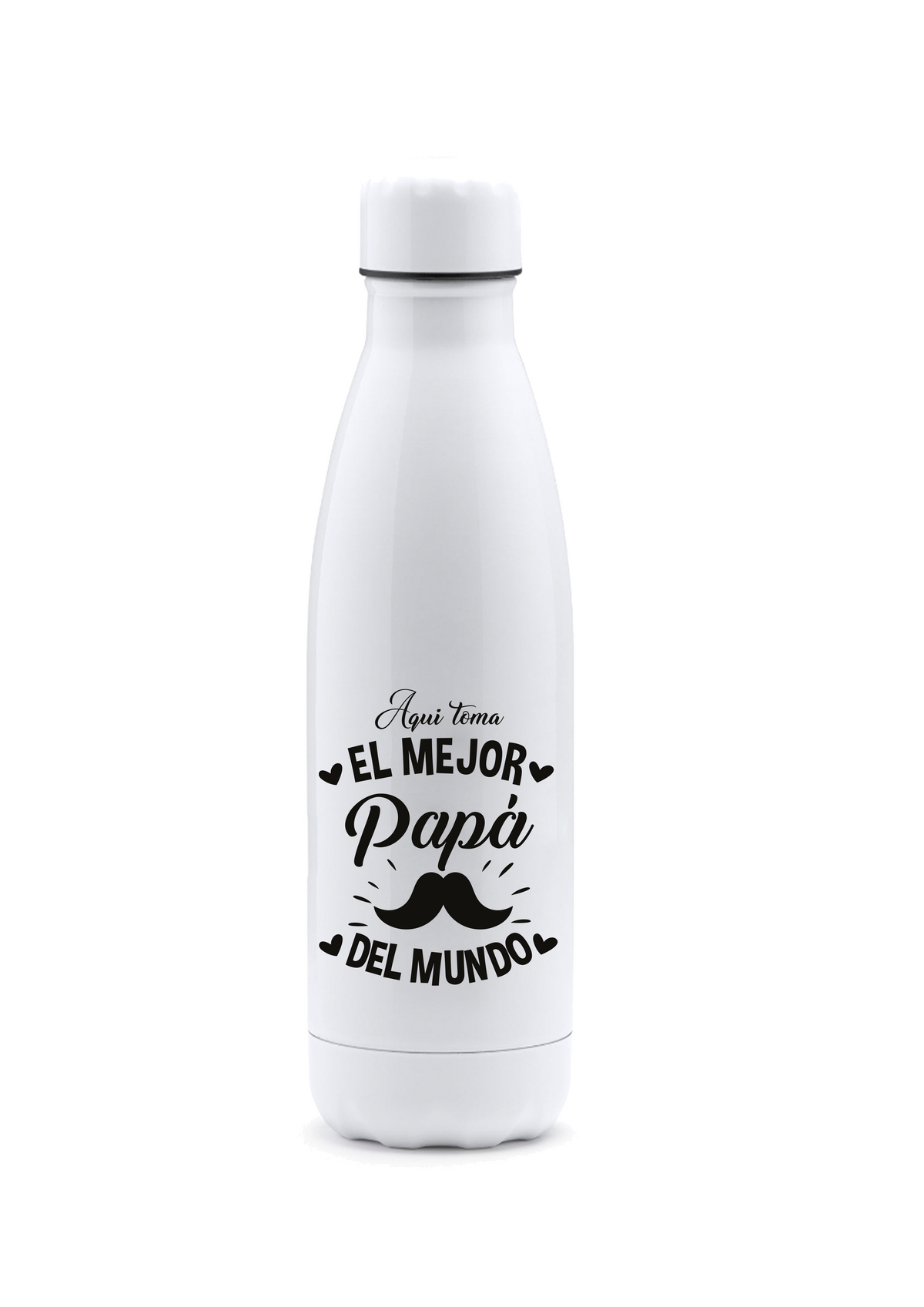 Botella "Aquí toma el mejor papá del mundo"