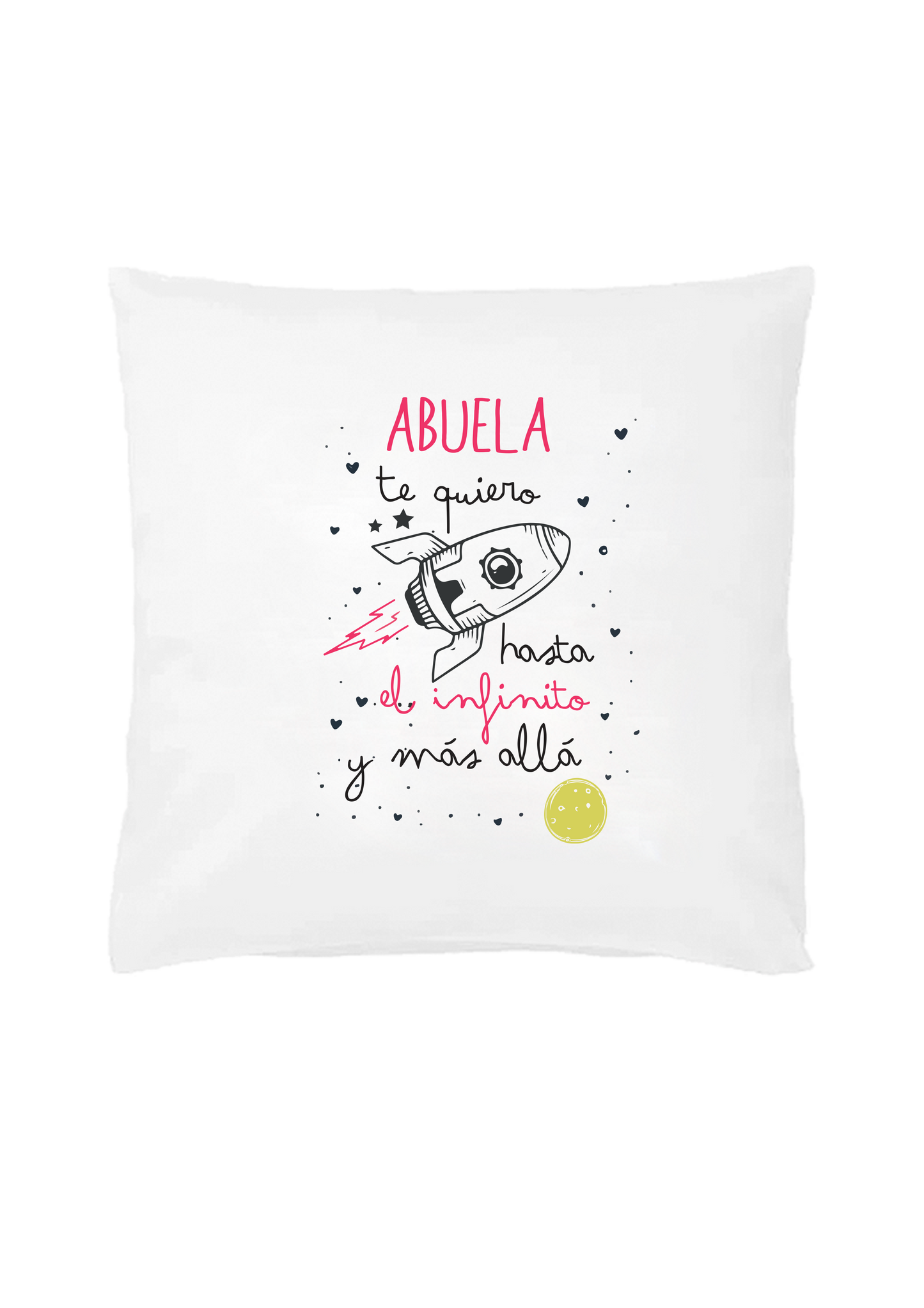 Cojín Abuela te quiero hasta el infinito y más allá