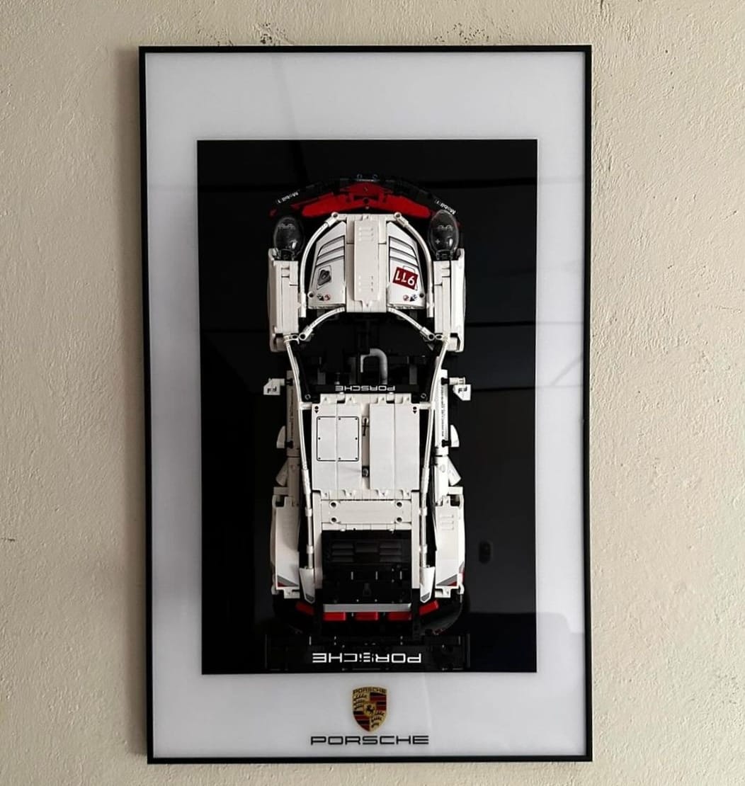 Cuadro para coches Lego Technic SIN LUZ 50x70cm