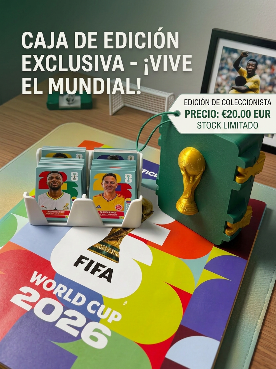CAJA CROMOS MUNDIAL FUTBOL