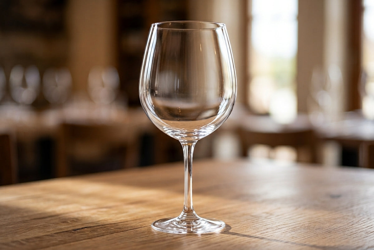 Copa de vino redonda de cristal para personalizar